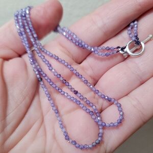 Elegant Handmade Amethyst Choker Necklace